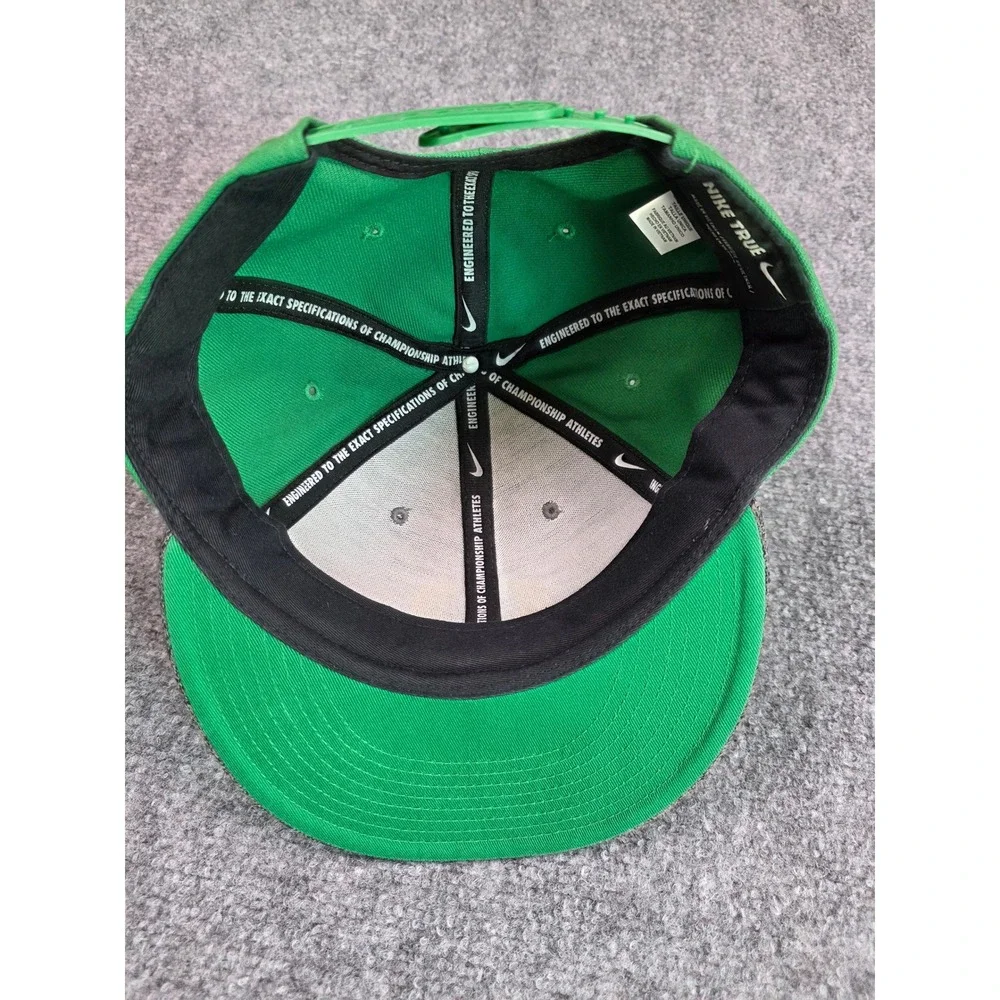Oregon Ducks Nike Hat Mens OSFM Green Grey True Snapback Flat Brim NCAA Pac-12
